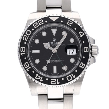 ロレックス GMTマスターII 116710LN ブラック メンズ 時計 【中古】【wristwatch】