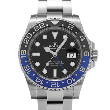 ロレックス GMTマスターII 116710BLNR ブラック メンズ 時計 【中古】【wristwatch】