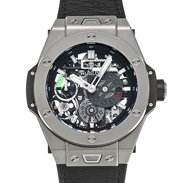 ウブロ ビッグバン メカ-10 チタニウム 414.NI.1123.RX マットブラックスケルトン メンズ 時計 【中古】【wristwatch】