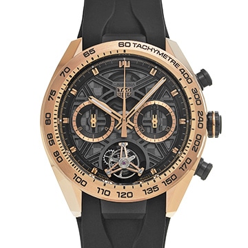 タグ ホイヤー カレラ トゥールビヨン クロノグラフ エクストリームスポーツ キャリバーTH20-09 CBU5050.FT6273 ブラック メンズ 時計 【中古】【wristwatch】