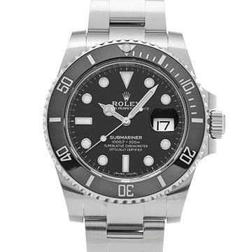 ロレックス サブマリーナ デイト 116610LN ブラック メンズ 時計 【中古】【wristwatch】