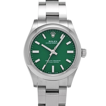 ロレックス オイスターパーペチュアル 31 277200 グリーン ユニセックス 時計 【中古】【wristwatch】