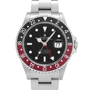 ロレックス GMTマスターII 16710 ブラック メンズ 時計 【中古】【wristwatch】