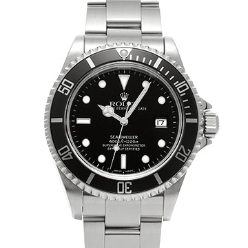 ロレックス シードゥエラー 16600 ブラック メンズ 時計 【中古】【wristwatch】