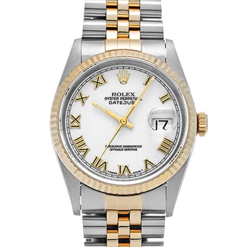 ロレックス デイトジャスト 16233 ホワイト メンズ 時計 【中古】【wristwatch】