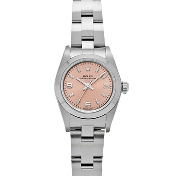ロレックス オイスターパーペチュアル 76080 ピンク レディース 時計 【中古】【wristwatch】