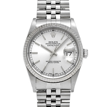 ロレックス デイトジャスト 16234 シルバー メンズ 時計 【中古】【wristwatch】