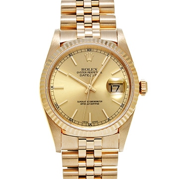 ロレックス デイトジャスト 16238 シャンパン メンズ 時計 【中古】【wristwatch】