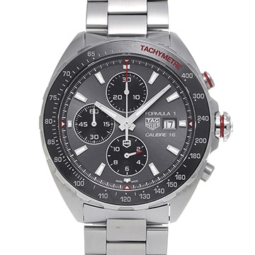 タグ ホイヤー フォーミュラ1 キャリバー16 クロノグラフ CAZ2012.BA0876 グレー/ブラック メンズ 時計 【中古】【wristwatch】