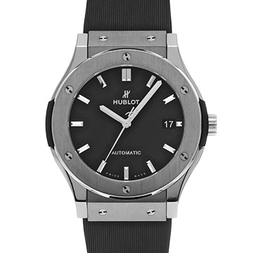 ウブロ クラシックフュージョン チタニウム 511.NX.1171.RX マットブラック メンズ 時計 【中古】【wristwatch】