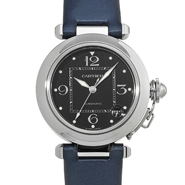 カルティエ パシャC 2002年冬季限定 W3106099 ブラック メンズ 時計 【中古】【wristwatch】