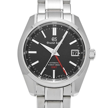 グランドセイコー ヘリテージコレクション メカニカル ハイビート36000 GMT SBGJ203 ブラック メンズ 時計 【中古】【wristwatch】