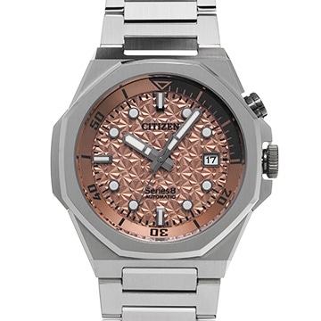 シチズン シリーズエイト 870 メカニカル NB6066-51W ピンク メンズ 時計 【中古】【wristwatch】