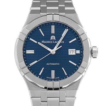 モーリス ラクロア アイコン オートマティック AI6008-SS002-430-1 ブルー メンズ 時計 【中古】【wristwatch】