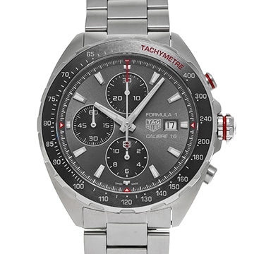 タグ ホイヤー フォーミュラ1 キャリバー16 クロノグラフ CAZ2012.BA0876 グレー/ブラック メンズ 時計 【中古】【wristwatch】