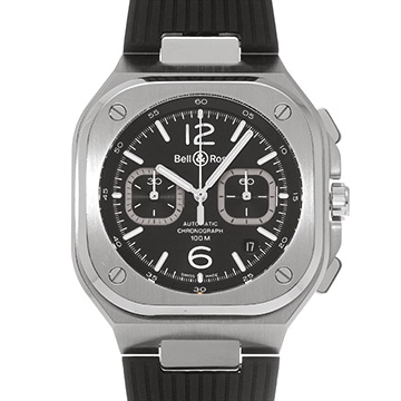 ベル＆ロス BR 05 クロノ ブラックスチール BR05C-BL-ST/SRB ブラック メンズ 時計 【中古】【wristwatch】