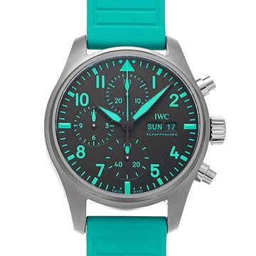 IWC パイロットウォッチ クロノグラフ 41 メルセデス-AMG ペトロナス フォーミュラワンチーム IW388108 ブラック メンズ 時計 【中古】【wristwatch】