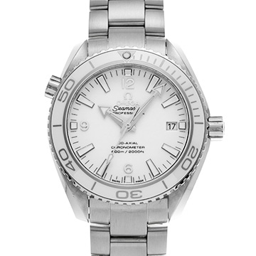 オメガ シーマスター プラネットオーシャン 600 コーアクシャル 232.30.42.21.04.001 ホワイト メンズ 時計 【中古】【wristwatch】