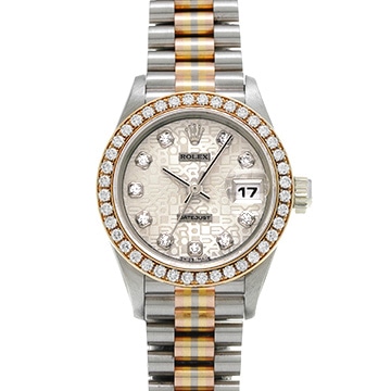ロレックス デイトジャスト トリドール 69139GBIC シルバーコンピュータ/ダイヤモンド レディース 時計 【中古】【wristwatch】