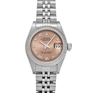 ロレックス デイトジャスト 79174 ピンク レディース 時計 【中古】【wristwatch】