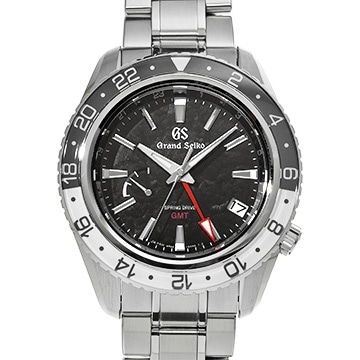 グランドセイコー スプリングドライブ GMT SBGE277 ブラック メンズ 時計 【中古】【wristwatch】