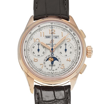 ブライトリング プレミエ B25 ダトラ 42 RB2510371G1P1 ホワイト メンズ 時計 【中古】【wristwatch】