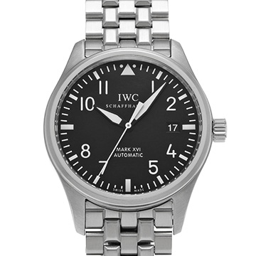 IWC パイロットウォッチ マーク XVI IW325504 ブラック メンズ 時計 【中古】【wristwatch】
