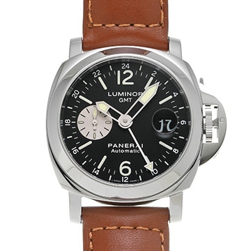 パネライ ルミノール GMT PAM00088 ブラック/シルバー メンズ 時計 【中古】【wristwatch】