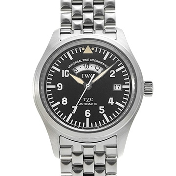 IWC パイロットウォッチ フリーガー UTC IW325102 ブラック メンズ 時計 【中古】【wristwatch】