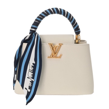 ルイ ヴィトン カプシーヌ BB 2WAY ホワイト M24673 トリヨンレザー レディース バッグ 【中古】【bag】