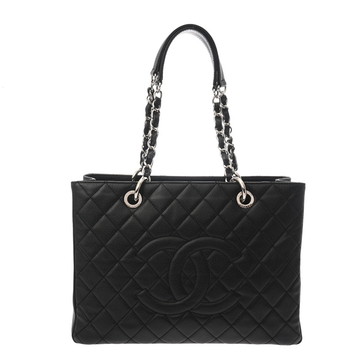 シャネル マトラッセ GST ブラック A50995 キャビアスキン レディース バッグ 【中古】【bag】
