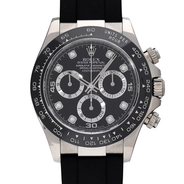 ロレックス コスモグラフ デイトナ 116519LNG ブラック/ダイヤモンド メンズ 時計 【中古】【wristwatch】