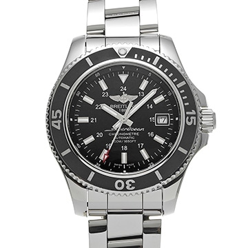 ブライトリング スーパーオーシャン II 42 日本限定 A17365C9/BF71 ブラック メンズ 時計 【中古】【wristwatch】