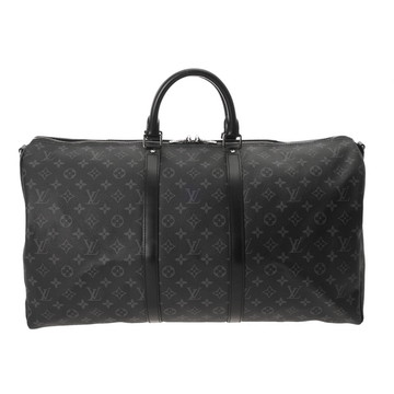 ルイ ヴィトン モノグラムエクリプス キーポル バンドリエール 55 2WAY ブラック/グレー M40605 モノグラムキャンバス ユニセックス バッグ 【中古】【bag】