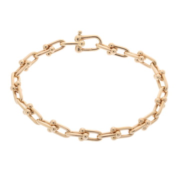 ティファニー ハードウェア スモールリンク ブレスレット ゴールド K18イエローゴールド YG レディース ジュエリー 【中古】【jewelry】