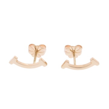 ティファニー Tスマイル ピアス ゴールド K18イエローゴールド YG レディース ジュエリー 【中古】【jewelry】