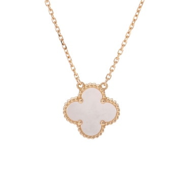 ヴァン クリーフ&アーペル ヴィンテージアルハンブラ ネックレス ゴールド VCARA45900 K18イエローゴールド YG レディース ジュエリー 【中古】【jewelry】