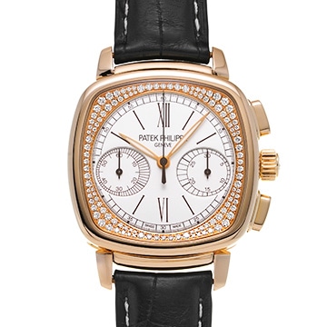 パテック フィリップ コンプリケーション クロノグラフ 7071R-001 ホワイト/ダイヤモンド レディース 時計 【中古】【wristwatch】
