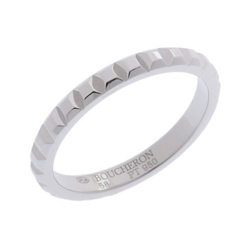 ブシュロン キャトルクルドパリ リング #58 シルバー Pt950プラチナ レディース ジュエリー 【中古】【jewelry】