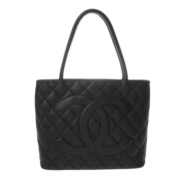 シャネル マトラッセ 復刻トート ブラック A01804 キャビアスキン レディース バッグ 【中古】【bag】