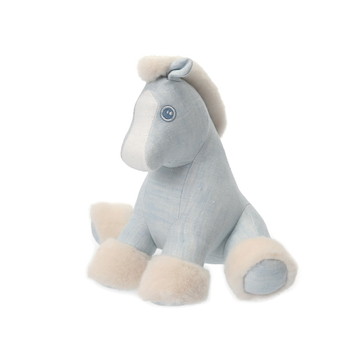 エルメス ベビー エルミー ブルー リネン100%/ポリエステル100% ユニセックス 【新品】【other】