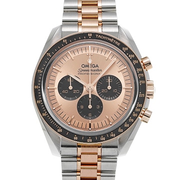 オメガ スピードマスター ムーンウォッチ プロフェッショナル 310.20.42.50.99.001 ピンク/ブラック メンズ 時計 【中古】【wristwatch】