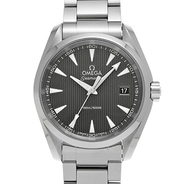 オメガ シーマスター アクアテラ クォーツ 231.10.39.60.06.001 グレー メンズ 時計 【中古】【wristwatch】