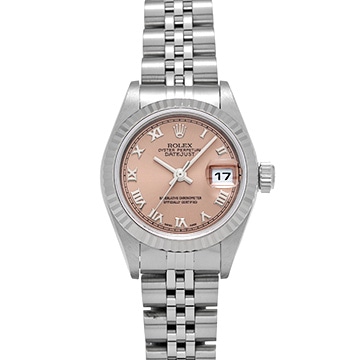 ロレックス デイトジャスト 79174 ピンク レディース 時計 【中古】【wristwatch】