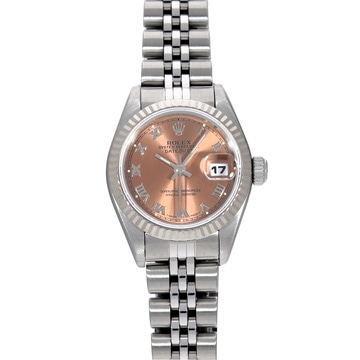 ロレックス デイトジャスト 69174 ピンク レディース 時計 【中古】【wristwatch】