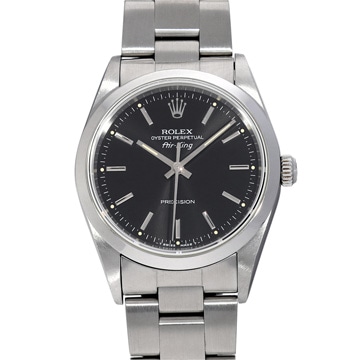 ロレックス エアキング 14000 ブラック メンズ 時計 【中古】【wristwatch】
