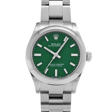 ロレックス オイスターパーペチュアル 31 277200 グリーン ユニセックス 時計 【中古】【wristwatch】