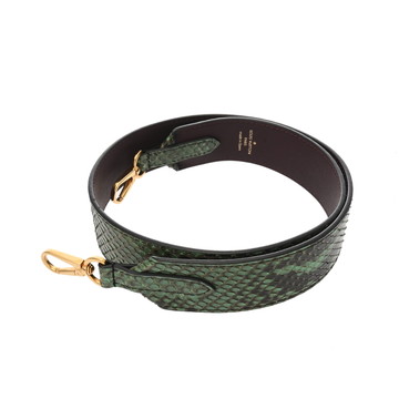ルイ ヴィトン ショルダーストラップ グリーン パイソン ユニ