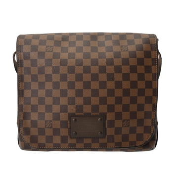 ルイ ヴィトン ダミエ ブルックリン MM ブラウン N51211 ダミエキャンバス レディース バッグ 【中古】【bag】
