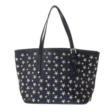 ジミーチュウ トートバッグ ネイビー レザー レディース バッグ 【中古】【bag】